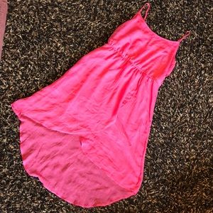 Fun and Flowy Bright Pink Dress 